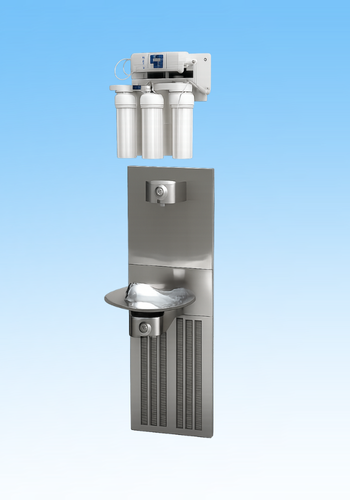 1001.8 Wall Recessed Drinking Water Fountain with Bottle Filler